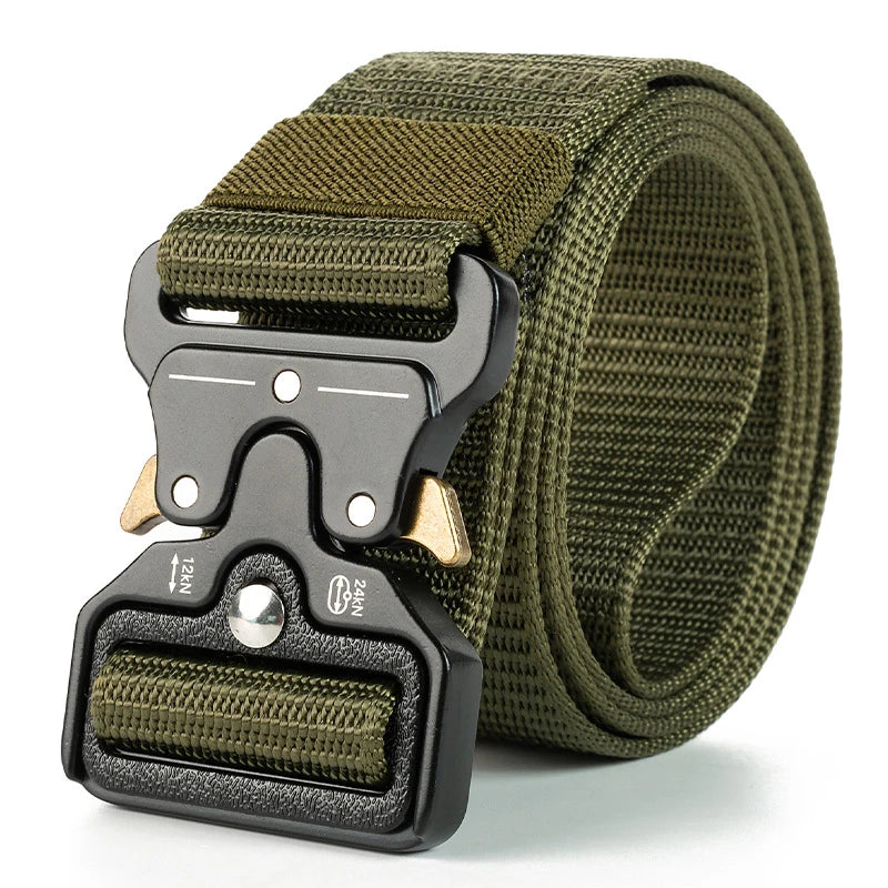 Genuine Tactical Belt Quick Release Outdoor Military Belt Soft Real Nylon Sports Accessories Men And Women Black Belt Quick Pick Grocers